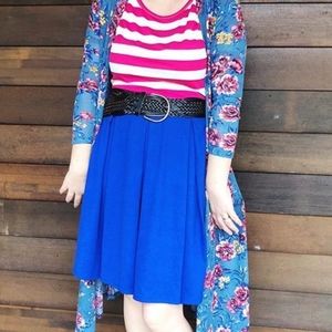 **3 for $30**LuLaRoe Madison skirt blue